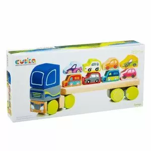 CAMION PORTACOCHES MADERA