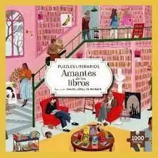 PUZZLE LITERARIO AMANTES DE LOS LIBROS (1000 PIEZAS)