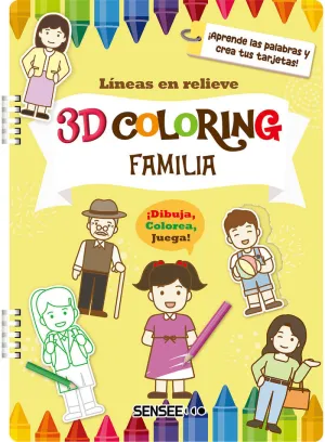 3D COLORING FAMILIA