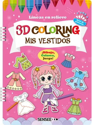 3D COLORING MIS VESTIDOS