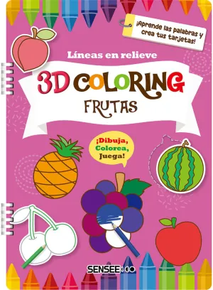3D COLORING FRUTAS