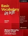 BASIC VOCABULARY IN USE WITH KEY + AUDIO CD