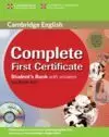 COMPLETE FIRST CERTIFICATE STUDENT'S BOOK PACK