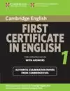 CAMBRIDGE FIRST CERTIFICATE ENGLISH 1 ST+KEY