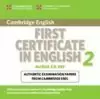 CAMBRIDGE FIRST CERTIFICATE ENGLISH 2 AUDIO CDS (2)
