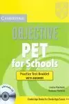 OBJECTIVE PET SCHOOLS TEST+KEY/CD