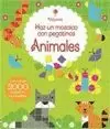 ANIMALES. HAZ UN MOSAÍCO CON PEGATINAS