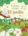 EL JARDIN. COLOREO Y PEGO