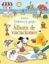 ALBUM DE VACACIONES. COLOREO Y PEGO