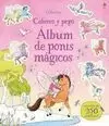 ALBUM DE PONIS MAGICOS (COLOREO Y PEGO)