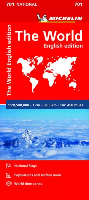 MAPA THE WORLD (MAPA NACIONAL EL MUNDO MICHELIN)