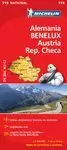 ALEMANIA BENELUX AUSTRIA REP. CHECA MAPA NATIONAL 719