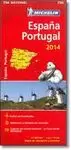 ESPAÑA PORTUGAL MAPA 2014 DESPLEGABLE 734