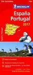 MAPA ESPAÑA PORTUGAL 2017 DESPLEGABLE 734 NATIONAL