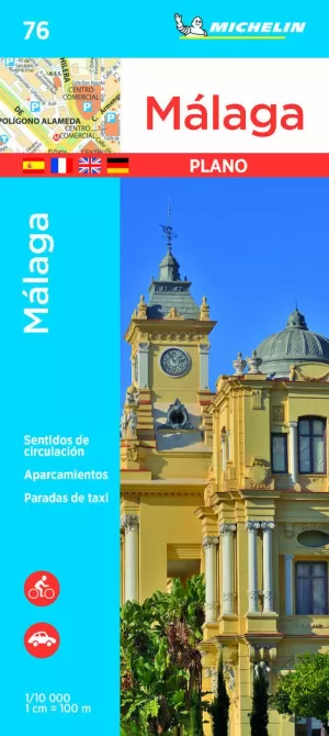 PLANO MÁLAGA 2019 CALLEJERO (MICHELIN 76)