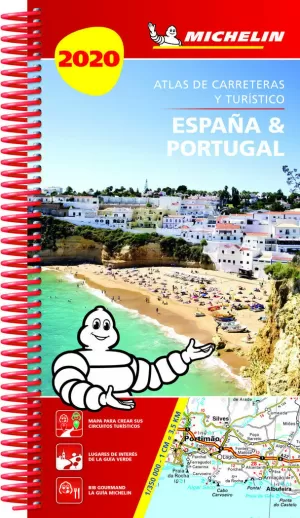 ATLAS CARRETERAS MICHELIN 2020 ESPAÑA PORTUGAL