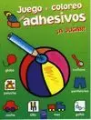 A JUGAR! JUEGO Y COLOREO CON ADHESIVOS
