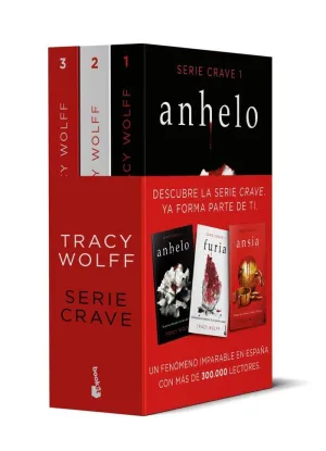 PACK SERIE CRAVE (ANHELO / FURIA / ANSIA)