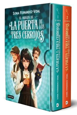ESTUCHE EL ORIGEN DE LA PUERTA DE LOS TRES CERROJOS 1 Y 2