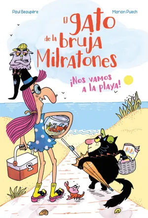 GATO DE LA BRUJA MILRATONES 2 NOS VAMOS A LA PLAYA