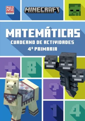 MINECRAFT OFICIAL: CUADERNO DE ACTIVIDADES, MATEMÁTICAS 4EP