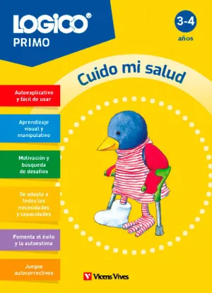 LOGICO PRIMO. CUIDO MI SALUD. (3-4 AÑOS) 16 FICHAS