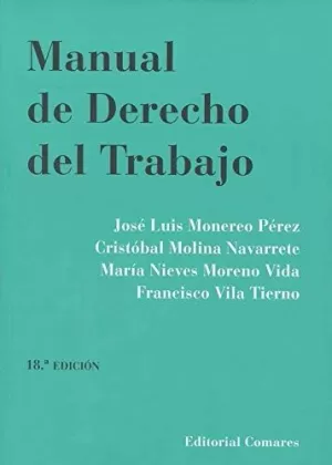 MANUAL DE DERECHO DEL TRABAJO (2020 18ED)