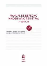 MANUAL DE DERECHO INMOBILIARIO REGISTRAL 7ED