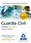 GUARDIA CIVIL 2017 TEMARIO VOLUMEN 1