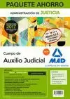 PAQUETE AHORRO AUXILIO JUDICIAL (TEMARIO VOLÚMENES 1 Y 2, TEST, PREPARACIÓN PRUE