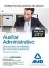 AUXILIAR ADMINISTRATIVO 2017 ADMON GENERAL ESTADO