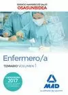 ENFERMERO/A DEL SERVICIO NAVARRO DE SALUD-OSASUNBIDEA. TEMARIO VOLUMEN 1
