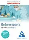 ENFERMERO/A DEL SERVICIO NAVARRO DE SALUD-OSASUNBIDEA. TEMARIO VOLUMEN 3