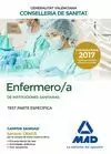 TEST PARTE ESPECIFICA ENFERMERO/A DE INTITUCIONES SANITARIAS GENERALITAT VALENCI