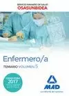 ENFERMERO/A DEL SERVICIO NAVARRO DE SALUD-OSASUNBIDEA. TEMARIO VOLUMEN 5