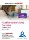 AUXILIAR DE SERVICIOS SOCIALES DEL AYUNTAMIENTO DE MADRID. TEST GRUPO II (PARTE