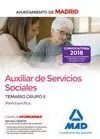 AUXILIAR DE SERVICIOS SOCIALES DEL AYUNTAMIENTO DE MADRID. TEMARIO GRUPO II (PAR