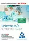 ENFERMERO/A DE LAS INSTITUCIONES SANITARIAS DE CANTABRIA. TEMARIO ESPECÍFICO VOL