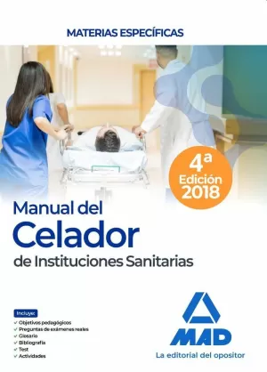 MANUAL DEL CELADOR DE INSTITUCIONES SANITARIAS MATERIAS ESPECÍFICAS