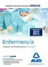 TEMARIO PARTE ESPECIFICA VOLUMEN 1 ENFERMERO/A SERGAS 2018