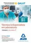 TECNICOS ESPECIALISTAS DE LABORATORIO IB-SALUT 2018.VOL.II