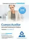 CUERPO AUXILIAR DE LA ADMINISTRACIÓN PÚBLICA DE LA COMUNIDAD AUTÓNOMA DE CANARIA