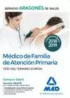 MÉDICO DE FAMILIA DE ATENCIÓN PRIMARIA DEL SERVICIO ARAGONÉS DE SALUD. TEST DEL