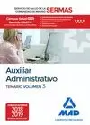 AUXILIAR ADMINISTRATIVO DEL SERVICIO DE SALUD DE LA COMUNIDAD DE MADRID. TEMARIO