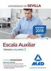 ESCALA AUXILIAR DE LA UNIVERSIDAD DE SEVILLA. TEMARIO VOLUMEN 2