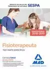 FISIOTERAPEUTA DEL SERVICIO DE SALUD DEL PRINCIPADO DE ASTURIAS (SESPA). TEST PA