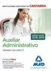 AUXILIAR ADMINISTRATIVO DE LAS INSTITUCIONES SANITARIAS DE LA COMUNIDAD AUTÓNOMA
