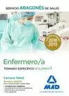 ENFERMERO/A DEL SERVICIO ARAGONÉS DE SALUD. TEMARIO ESPECÍFICO VOLUMEN 1