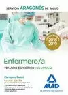 ENFERMERO/A DEL SERVICIO ARAGONÉS DE SALUD. TEMARIO ESPECÍFICO VOLUMEN 2