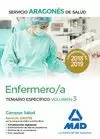 ENFERMERO/A DEL SERVICIO ARAGONÉS DE SALUD. TEMARIO ESPECÍFICO VOLUMEN 3